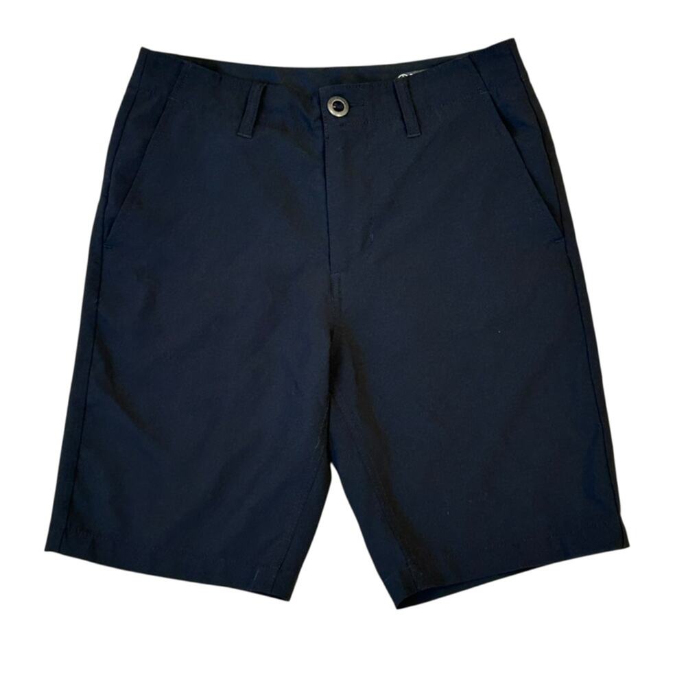 Volcom Men's Black Flat Front Shorts Size 28